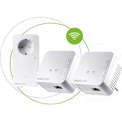 Devolo MAGIC 1 WiFi mini multiroom kit (1200 Mbit/s), Powerline, Weiss