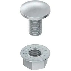 Niedax Schraube Flachrundkopf FLM 6X16 F