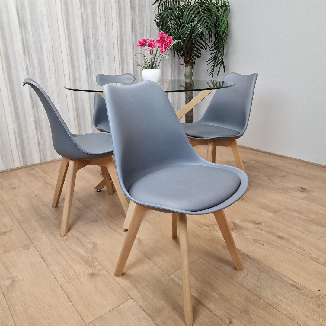 KOSY KOALA Periheli 4 -Person Dining Set Gray 4