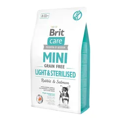 Brit Hund 2kg Light & Sterilised Rabbit & Salmon Grainfree