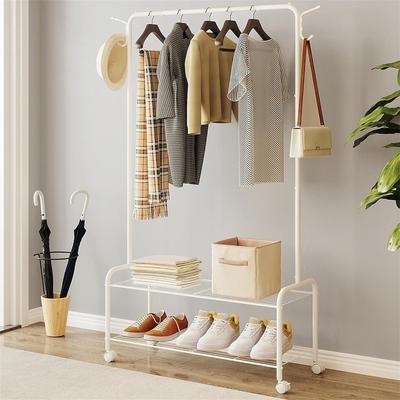No "Clothing Rack with 4 Wheels - 33.4""D x 12.5""W x 64.5""H"
