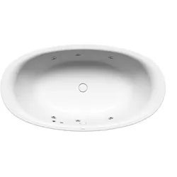 Kaldewei ELLIPSO DUO OVAL Whirlwanne, oval, 1900x1000 mm, alpinweiß, mit Aquamassage BODY