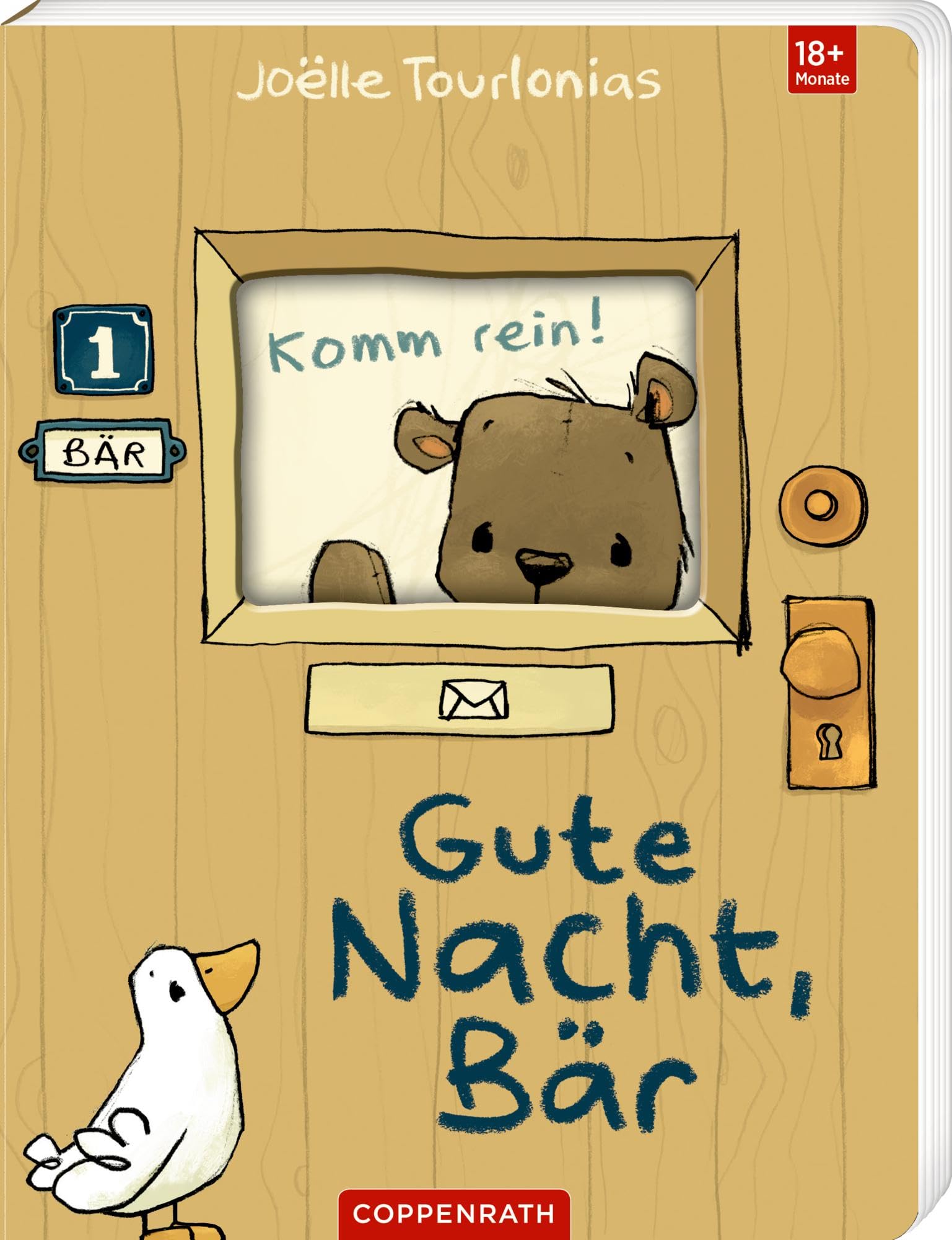 Joëlle Tourlonias - Ding, dong! Komm rein!: Gute Nacht, Bär: Pappbilderbuch zum Einschlafen für Kinder ab 18 Monaten mit Klappen zum Mitmachen - Preis vom 30.09.2026 09:01:18 h
