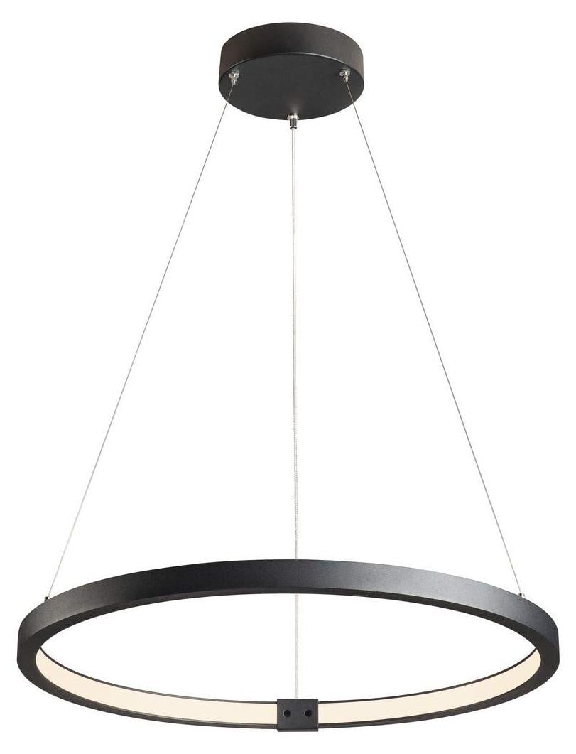 SLV One LED hanglamp zwart dimbaar Ø 60 cm