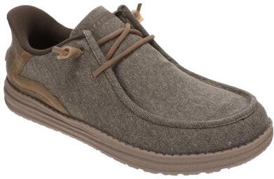 Skechers USA Slip-Ins: Melson Moc Toe - Mens 8 Tan Slip On Medium