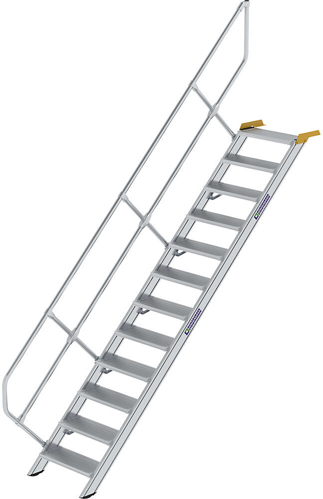 Industrietreppe, Alu-Stufen, Stufenbreite 800 mm, 12 Stufen MUNK