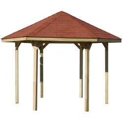 Weka Pavillon 656 - Sparset inkl. Schindeln 326 x 376 cm