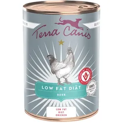 Terra Canis Low Fat Diät 400g-Dose Hundenassfutter Huhn