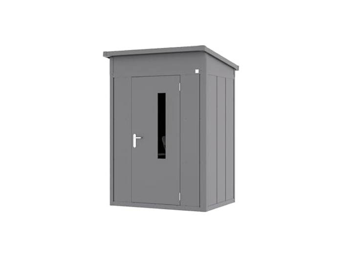 GFP Primeyard Tuinschuur metalen 158x122x231 cm tuinhuis antraciet