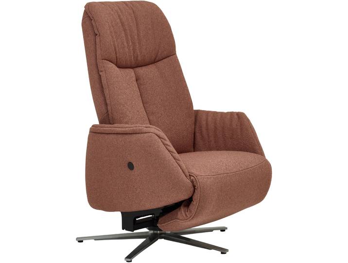 Himolla Bequemer Relaxsessel Viro Stoff altrosa B 71 cm T 84 cm H 112 cm - Material: Polyester - Relaxsessel