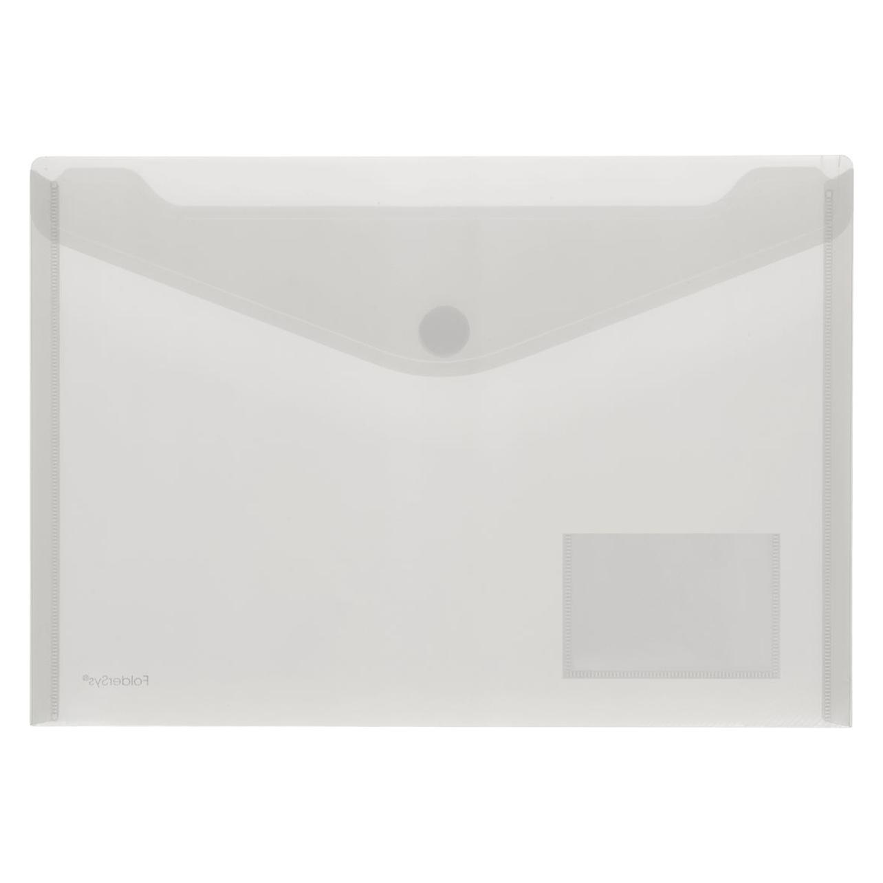 Foldersys Dokumententasche, DIN A4 quer, Klettverschluss, PP (A4) (40132-04)