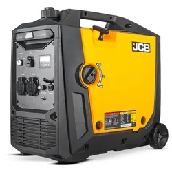 JCB Stromerzeuger 4200W Benzin Inverter 4-Takt 2x 230V E-Start 9 L Tank IG4200E