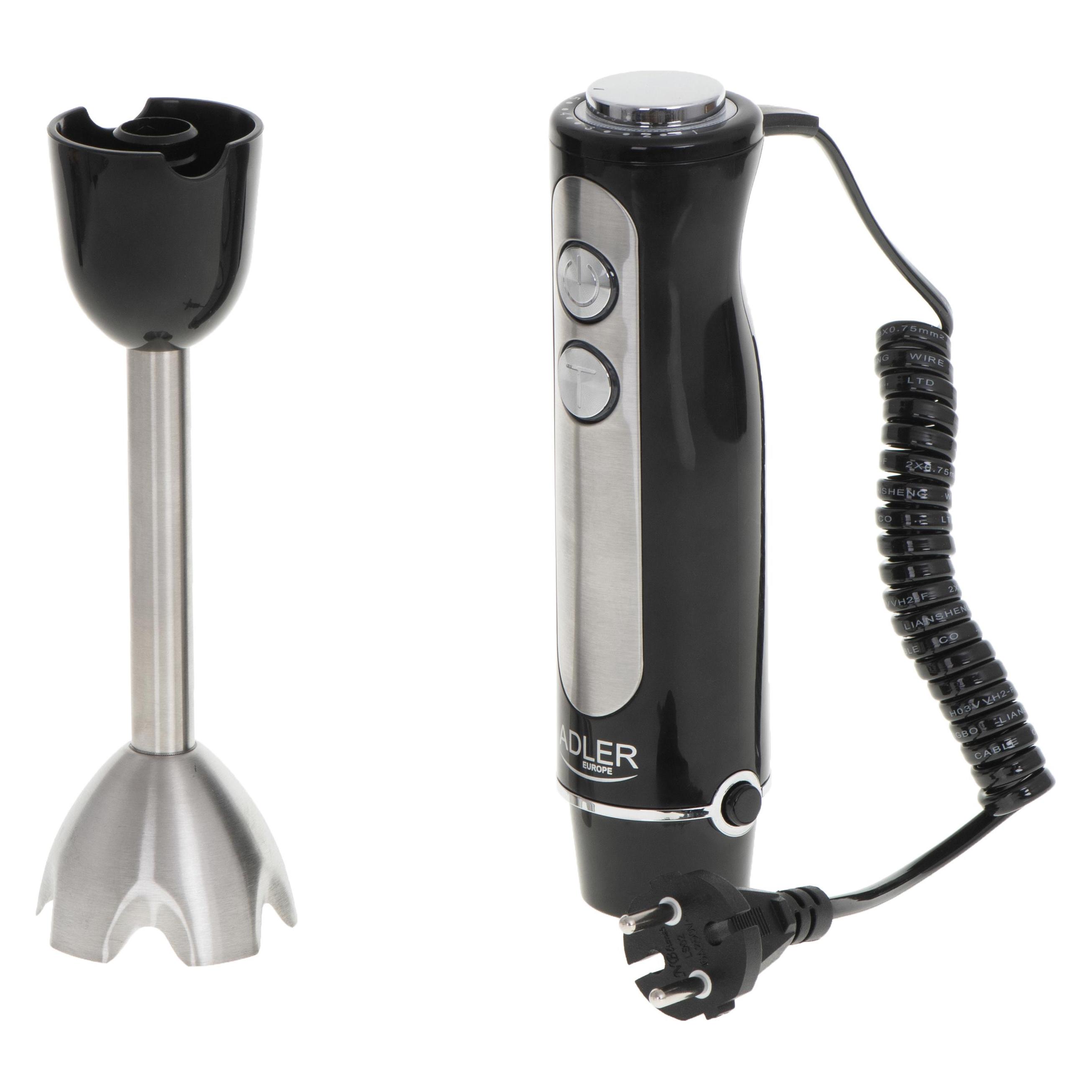 Adler AD 4625b Hand Blender, 5 speed settings, 1500W, Black (AD 4625B)