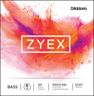 Daddario DZ614-3/4L Zyex Bass E light