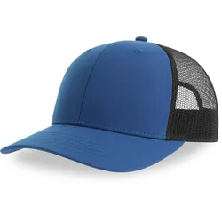 Atlantis Unisex 6-Panel Trucker Kappe Netz Cap BRYC royal/black one size
