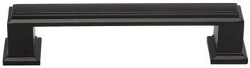 "Utopia Alley Dover Pull Handle -Decorative Drawer Black Drop Pull Handles, 3.78"" Center to Center"