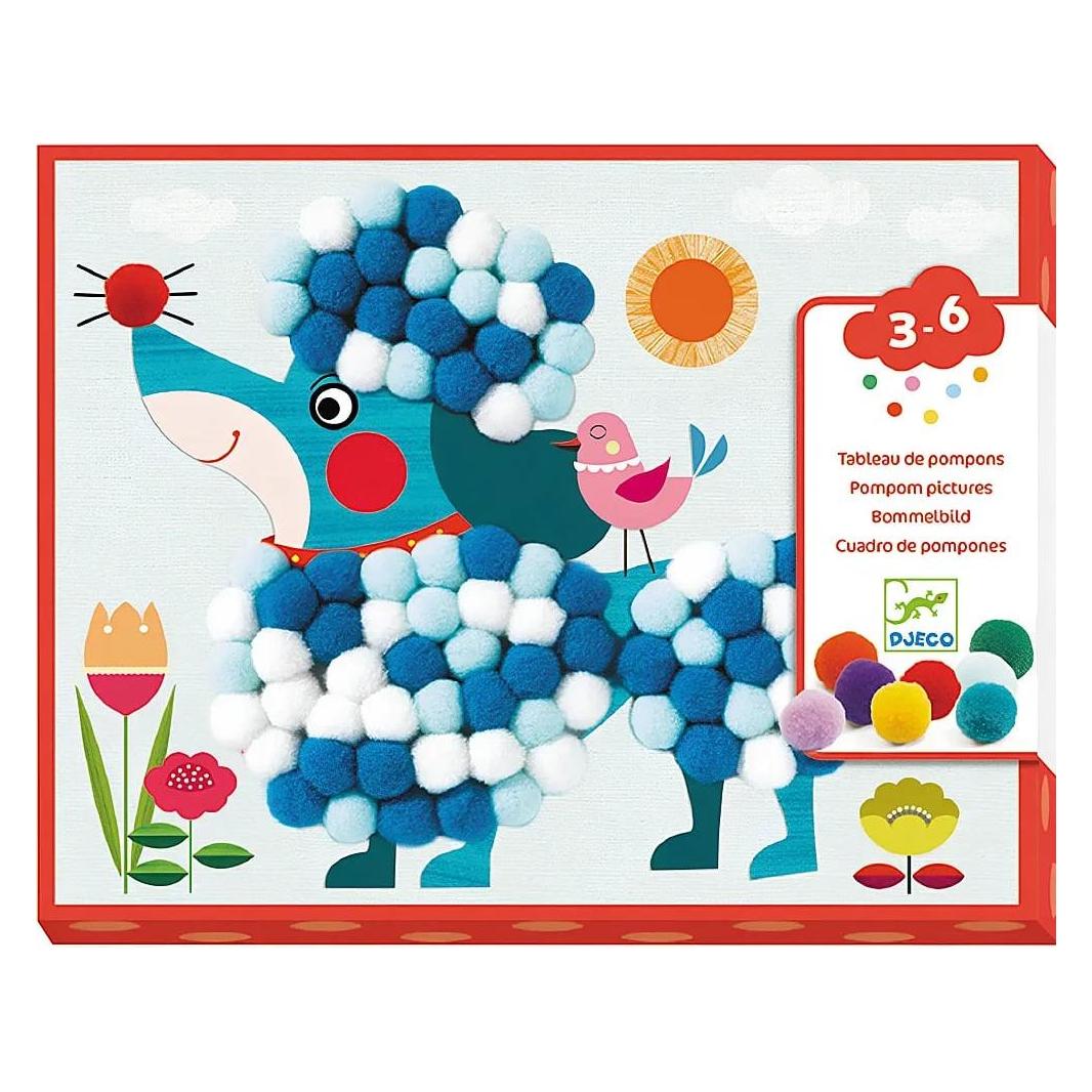 Djeco Pompom Collagen Hunde (5409867)