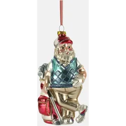 Hänger Santa Golfspieler Mehrfarbig