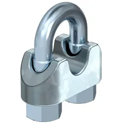 OBO 5302064 Drahtseilklemme 6mm Stahl galvanisch verzinkt 947 6 G  - 25 Stück