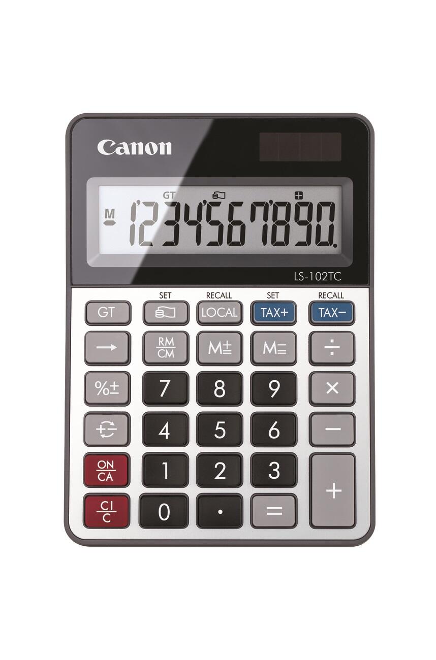 Canon LS-102TC Basisrechner 12 Stellen Solarpanel & Batterie 2471C001