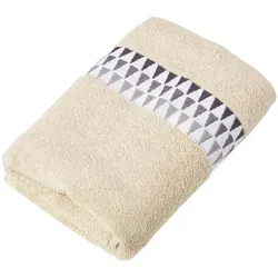 HANDTUCH Geometric beige