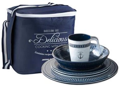 Marine Business by Whitecap Teak Sailor Soul Dishware Set