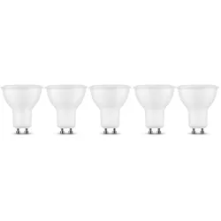 5 x 7 Watt GU10 LED Leuchtmittel Leuchte LED Spot Ø50mm Kaltweiß 700 Lumen 110°
