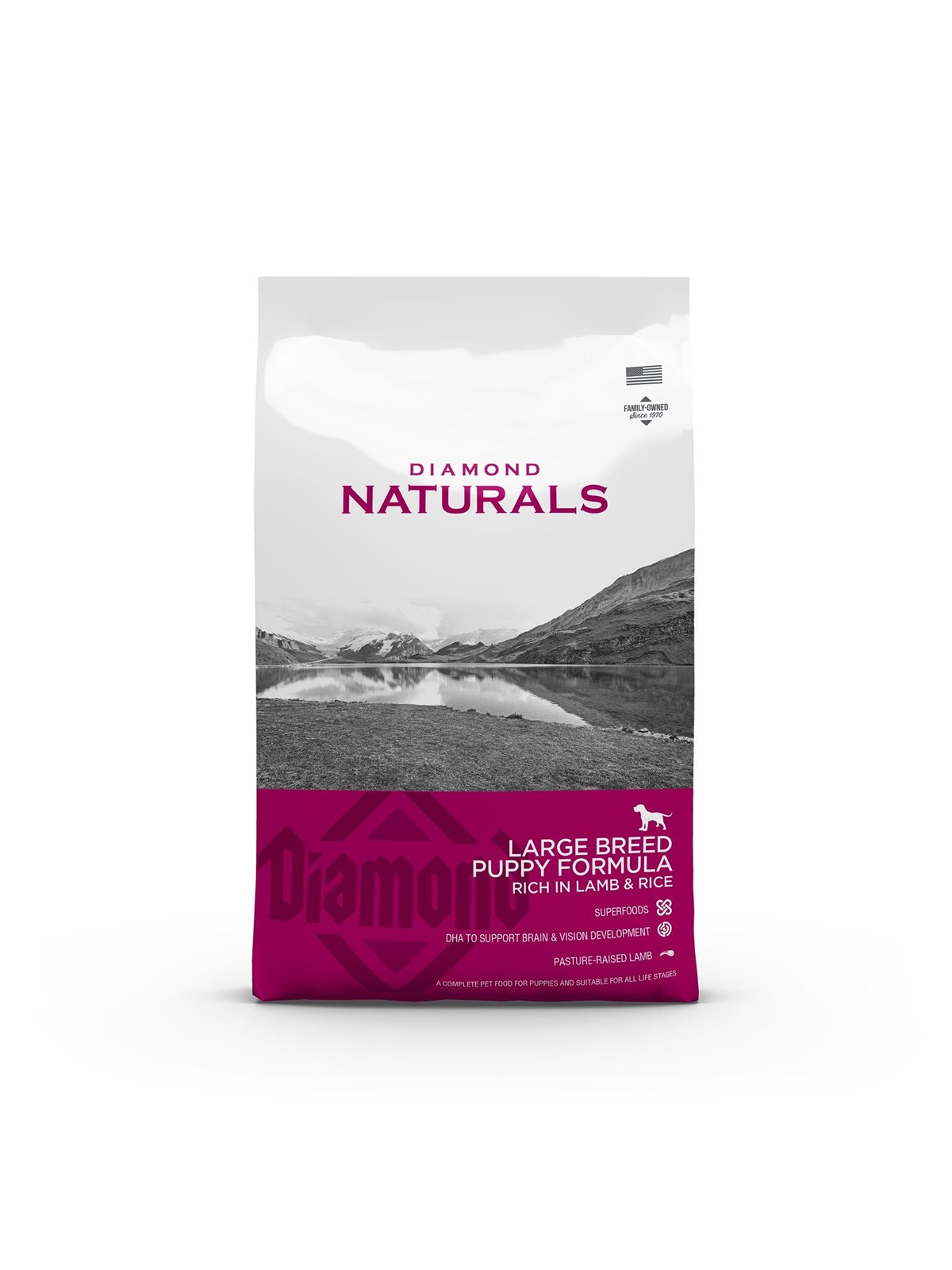 Diamond naturals Large Breed Puppy Lamb & Rice 2kg