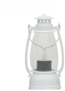 Uplift Treasures Vintage Waterproof LED Candle Lantern For Outdoor And Home Decor white Swing