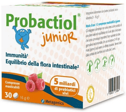 Probactiol Junior Integratore Difese Immunitarie Bambini 28 Compresse Masticabili