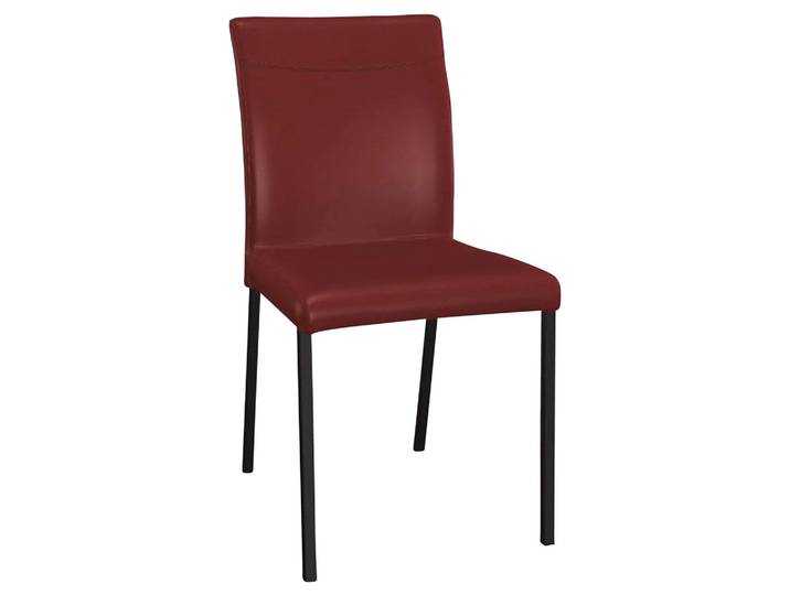 Stuhl Leicht Premium Trendstühle / Farbe: Red / Material: Leder