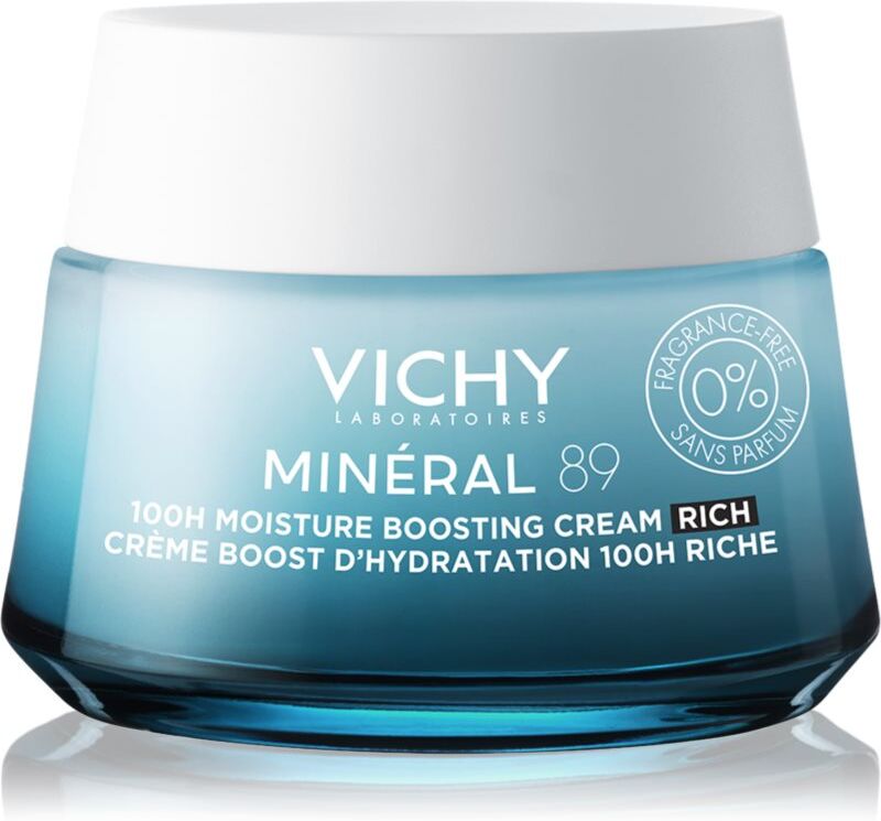 Vichy Minéral 89 reichhaltige feuchtigkeitsspendende Creme Nicht parfümiert 50 ml