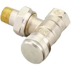 Rücklaufverschraubung RLV 10 R 3/8, Eck, vernickelt