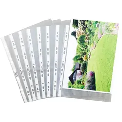 DURABLE Prospekthüllen DIN A4 0,05 mm glasklar glatt - 100 Stück