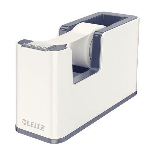 LEITZ Tischabroller WOW Duo Colour, bestückt, weiß