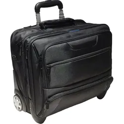 Dermata Business Trolley "Office Case" aus Nylon, Koffer, Schwarz