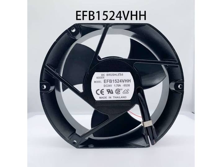 Radiateur multi-vitesses EFB1524VHH 24VDC 1.70A 172*150*51mm ventilateur de refroidissement de serveur vente en gros d'usine