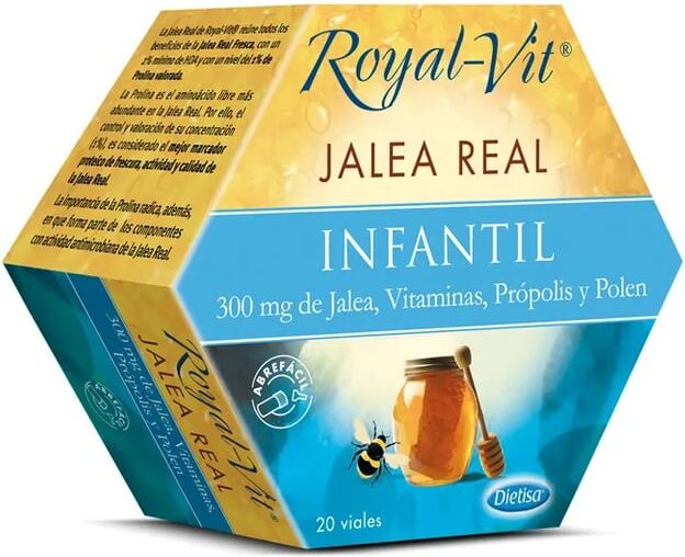 Dielisa GELEIA REAL ROYAL VIT INFANTIL 20 x 10ml Morango