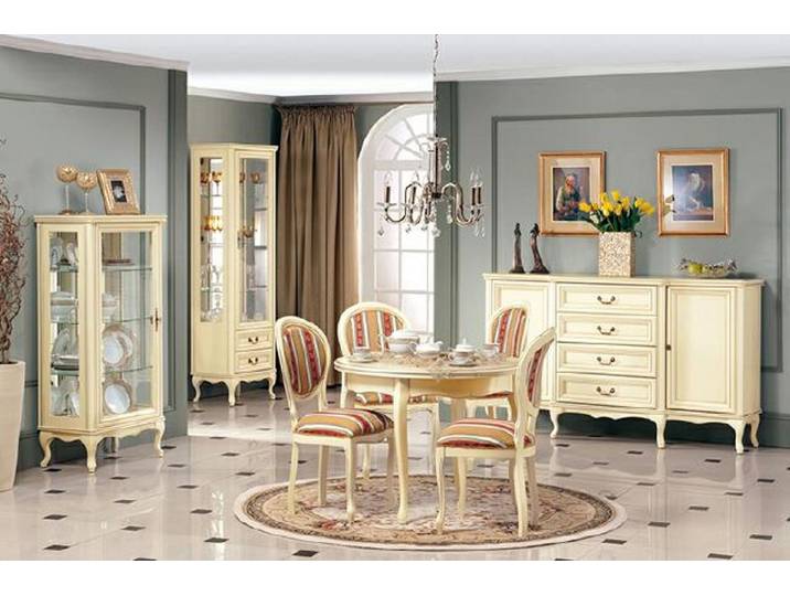 Xlmoebel Esszimmer-Set Wersal1 Esszimmermöbel im Chippendale-Stil aus hochwertigem Holz, (8 teiliges Esszimmer Wohnzimmer Set), Hergestellt in Europa