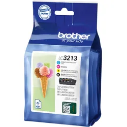 Brother LC3213 Value Pack - 4er-Pack - Schwarz, Gelb, Cyan, Magenta - Original -...