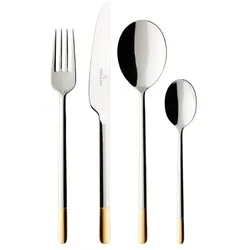 Villeroy & Boch Ella teilvergoldet Tafelbesteck 144-teilig "Gastro-Set"