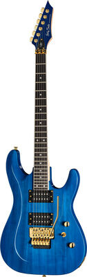 Harley Benton S-620 TB Rock Series Translucent Blue
