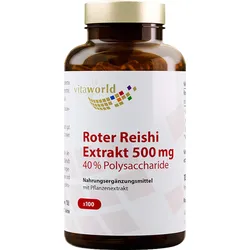 Roter Reishi Extrakt 500mg 40% Polysaccharide 100 ST