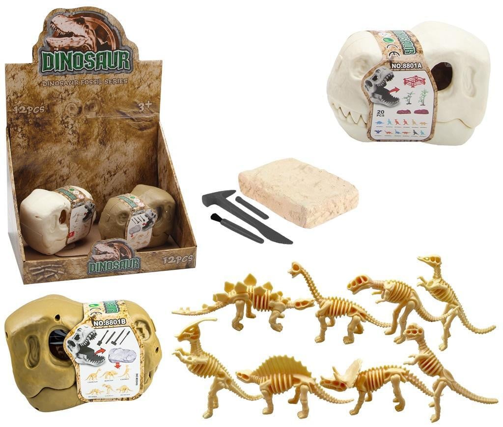Trifox Opgegraven dinosaurus skelet