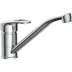 Schütte, Küchenarmatur, Wasserhahn Küche DANTE Spültischarmatur Chrom Schwenkbar 35550