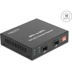 Delock Medienkonverter SFP+ - SFP+, Transceiver, Schwarz
