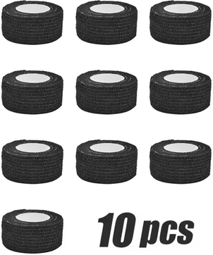Inspire Curations Self Adhesive Elastic Bandage Wrap For Sports, First Aid And Pet Care 10pcs 2.5cmx4.8m