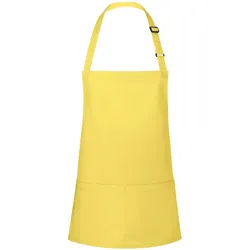 Karlowsky, Kochschürze, Kurze Latzschürze Basic mit Schnalle und Tasche (One Size)