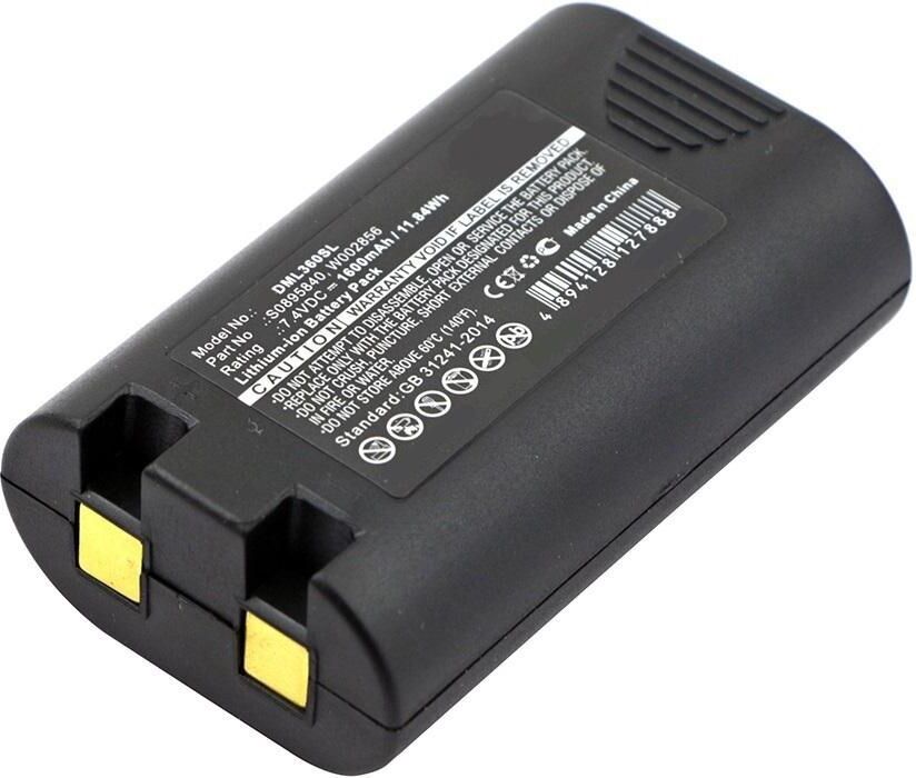 CoreParts MBXPR-BA001 Replacement Battery for Dymo LabelManager 360D/420P and Rhino 4200/5200 Label Printers, 7.4V 1600mAh Li-ion