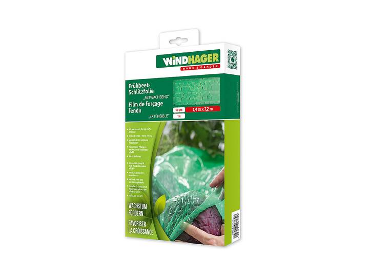Windhager Frühbeet-Schlitzfolie Mitwachsend 140 × 7.2 m